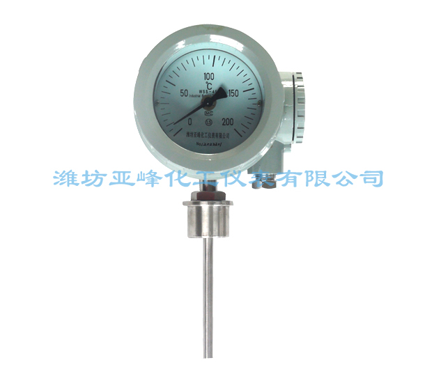 山東隔爆電接點雙金屬溫度計